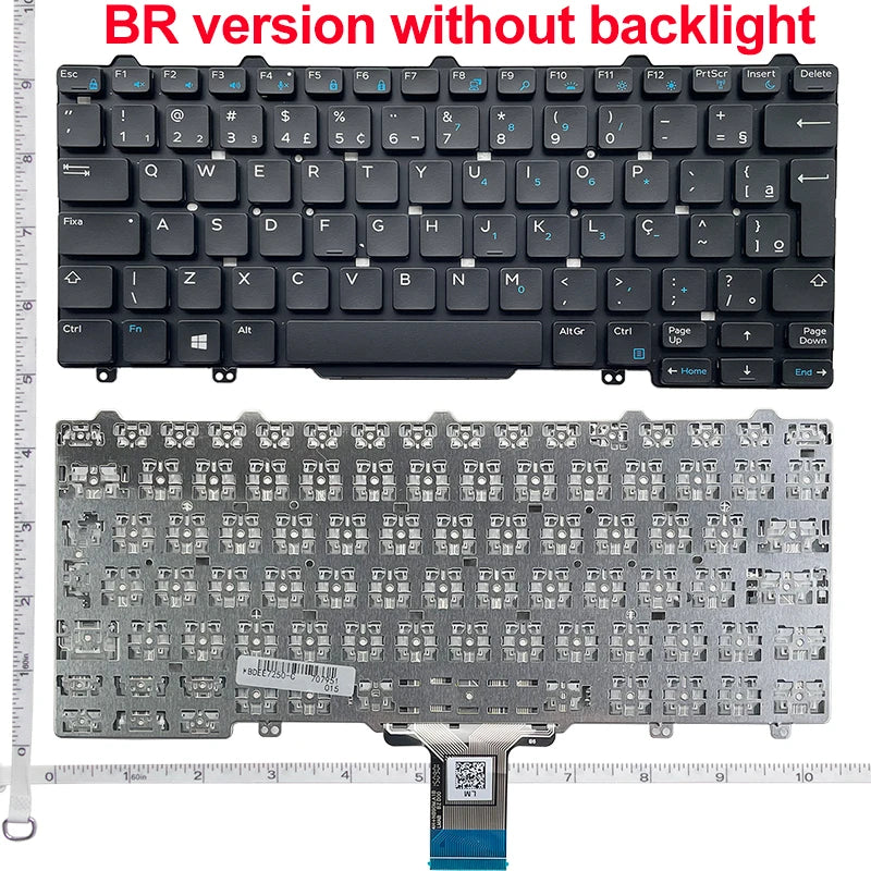 US Laptop Keyboard For DELL Latitude 7350 E7250 3150 3160 3165 12-5000 5280 5290 5250 Latitude 7280 7380 E5250 E7270 E5270
