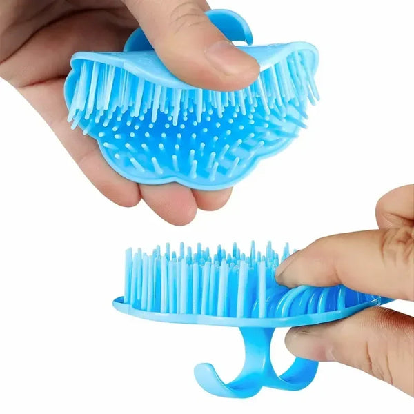 Personal Care Bathroom Products, Hair Washing, Hair Scalp Massage Comb, Soft Silicone Shampoo Brush Head Massage Brush