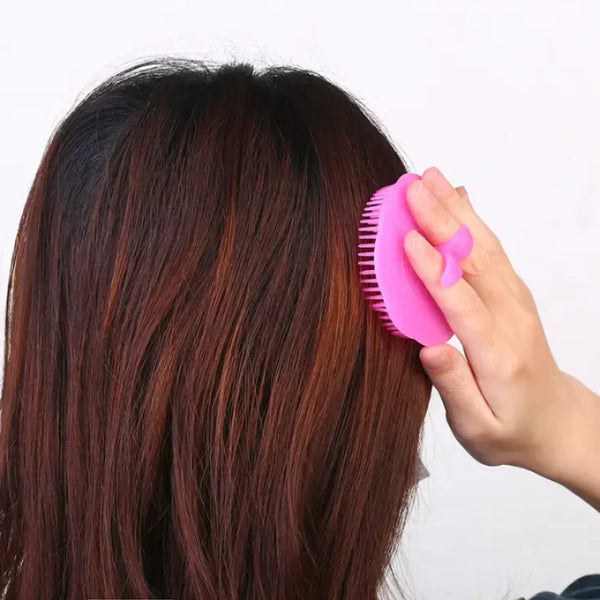 Personal Care Bathroom Products, Hair Washing, Hair Scalp Massage Comb, Soft Silicone Shampoo Brush Head Massage Brush