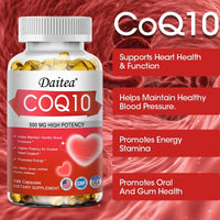 Coenzyme Q10 Capsules,Promote Cardiovascular Health and Heart Health,Provide Energy,Support Joint Health,Promote Overall Health