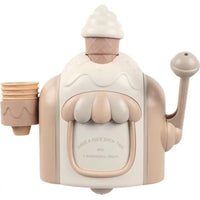 Kids Bubble Foam Machine - Car Bath Toys with Powerful Suction, Toddler Ice Cream Maker for Sensory Play Delicate Supplies
