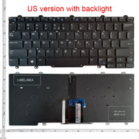 US Laptop Keyboard For DELL Latitude  7350 E7250 3150 3160 3165 12-5000 5280 5290 5250 Latitude 7280 7380 E5250 E7270 E5270