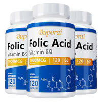 Folic Acid Supplement - Heart Health, Nervous System Health, Prenatal Support