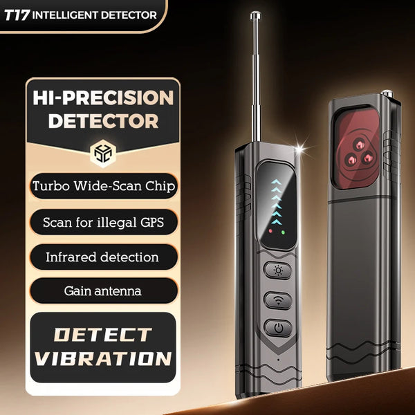 Smart camera detector, anti-eavesading, anti-stealing, anti-tracking, very suitable for meeting rooms, families, hotels, cars