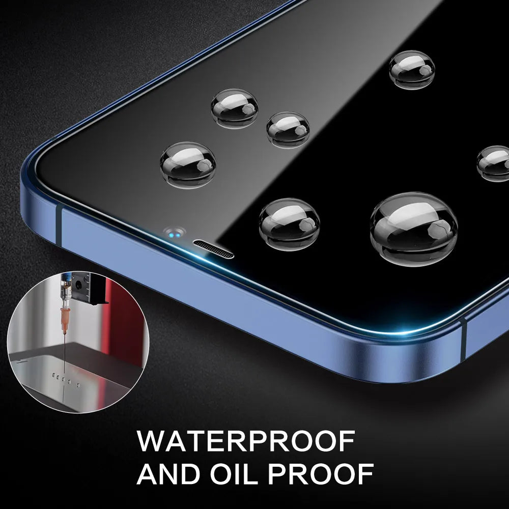 SmartDevil 2/3 pcs Screen Protector HD for iPhone 17 Pro max 17 Air 16 Anti-fingerprint Tempered Glass Film for iPhone 16 Pro 15