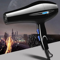 Dryer 2200W With Diffuser Black Dryer 2200W Powerful Hair Dryer With Dryer Attachments Styling Nozzles Pointed Tail Comb Flat