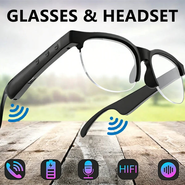 Smart Glasses, Polarized Sunglasses with Speaker,