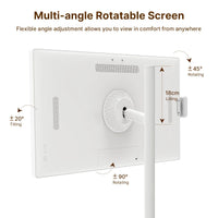 Smart Home Fitness Entertainment Movable Charging Screen Built-In Dual Speaker High-Definition Camera Smart Interactive Displays